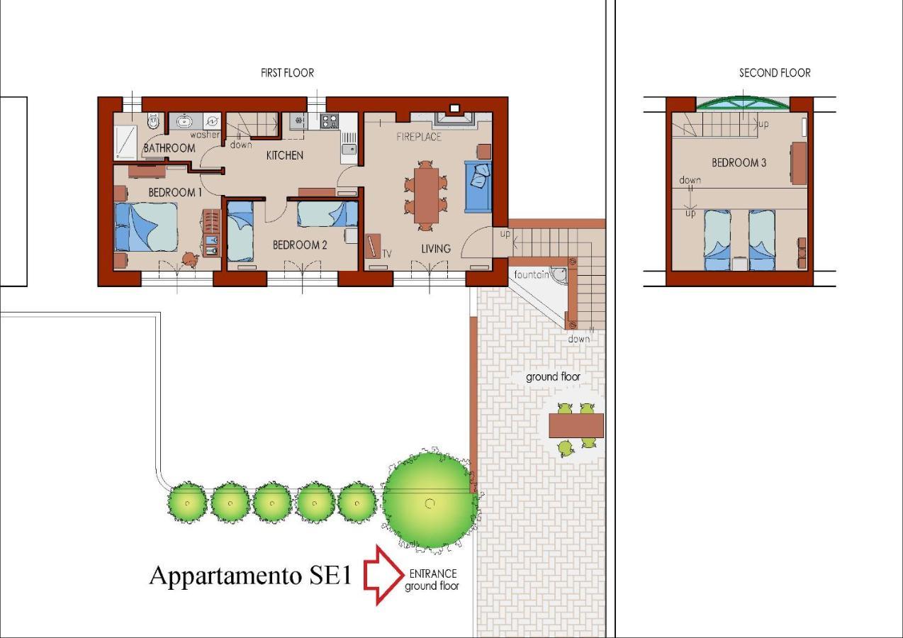 Pumenengo Palazzo Barbo 아파트 객실 사진